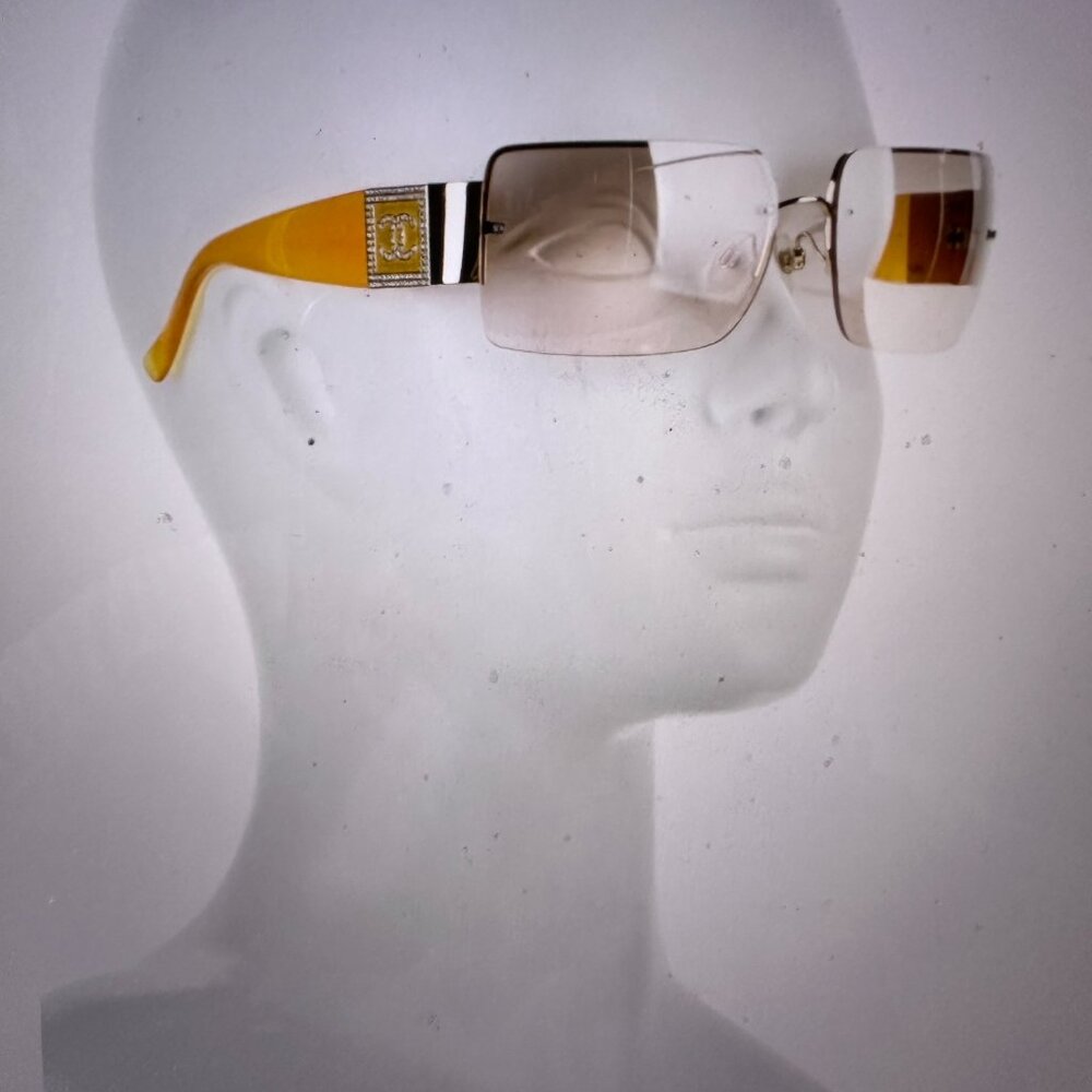 Vintage Interlocking Chanel Square Sunglasses - Picture 9 of 9